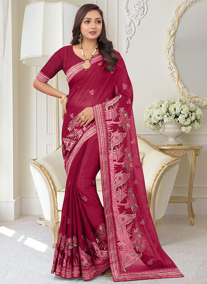 Buy Just Wow Solid/Plain Bollywood Lycra Blend Silver Sarees Online @ Best  Price In India | Flipkart.com