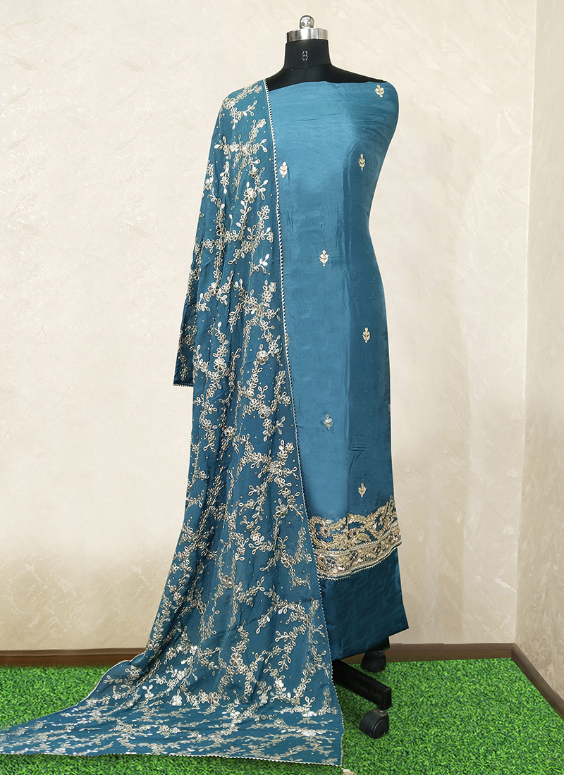 Printed Cotton Punjabi Dress Material for Ladies at Rs.300/Piece in kolkata  offer by MS Shatrangi Fashions