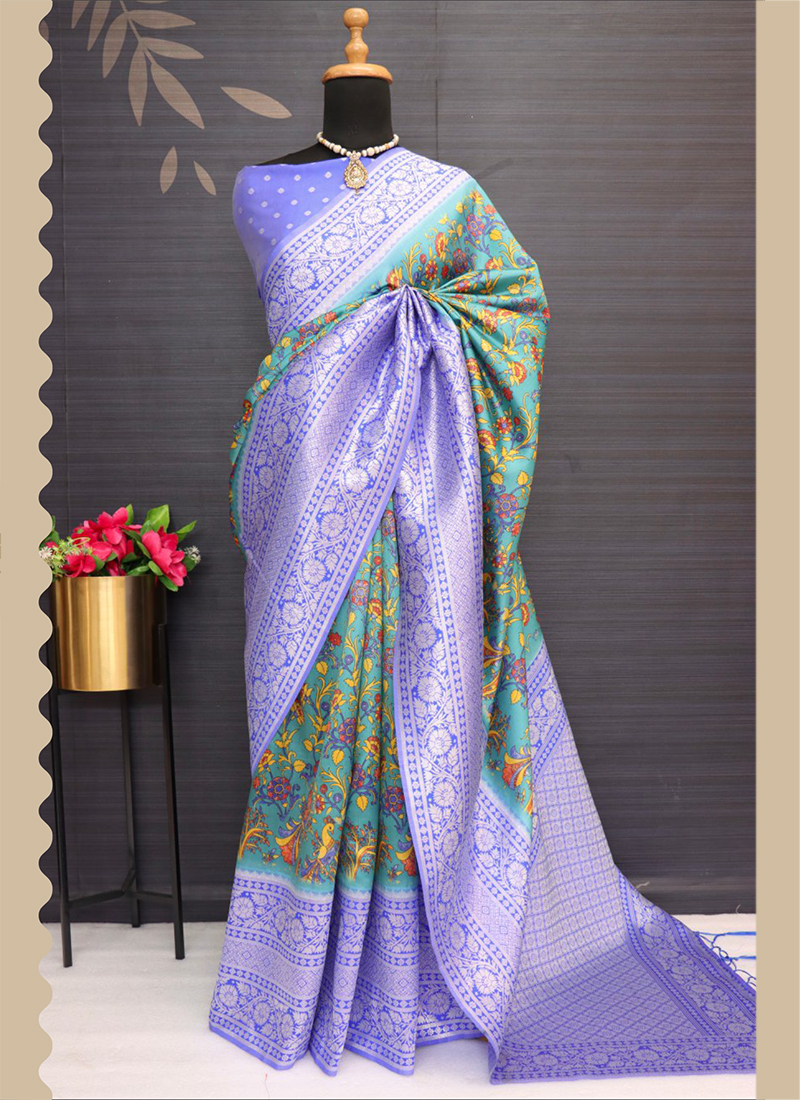 Cotton Saree : Purple narayan pet cotton weaving work saree