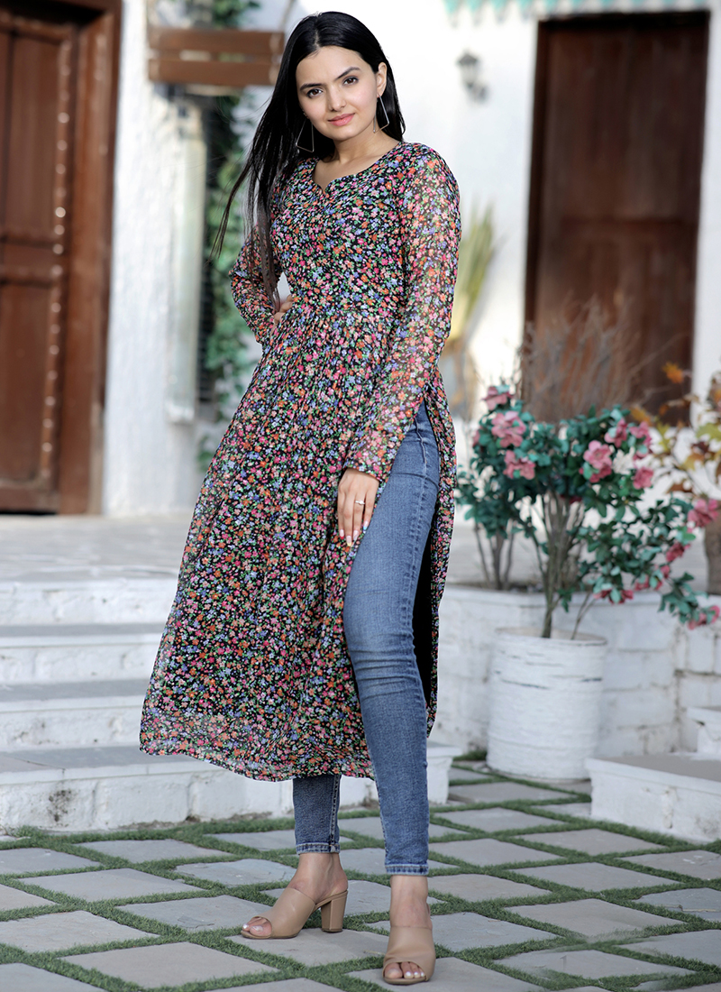 Share more than 80 heavy party wear kurtis online super hot