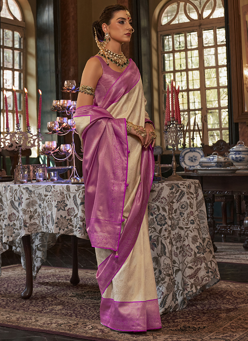 Kanchipuram silk saree for on sale marriage