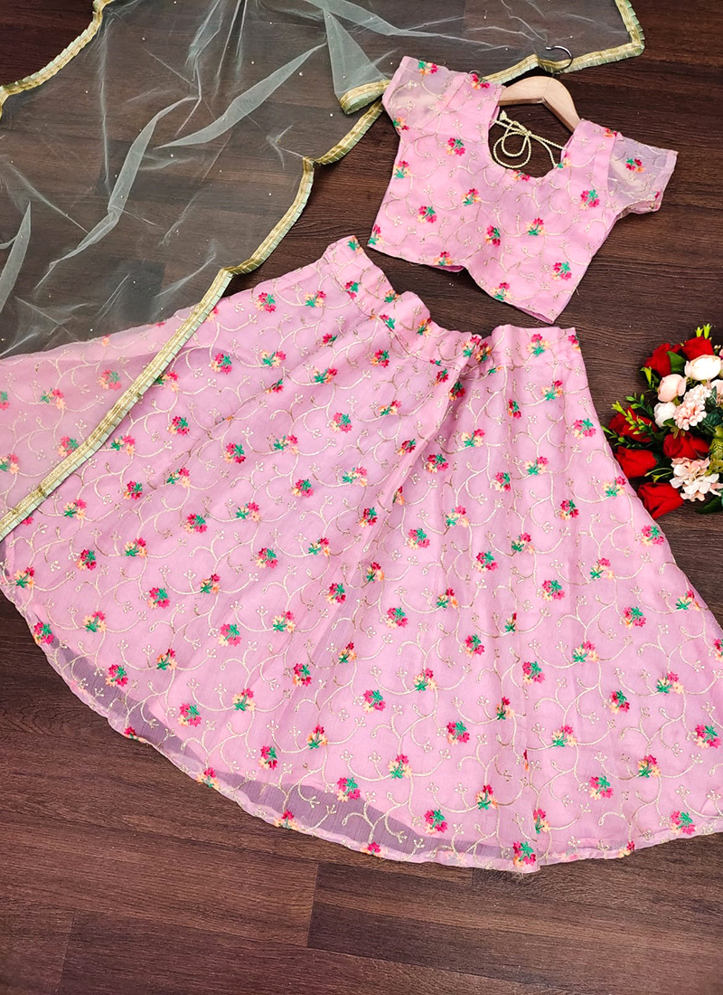 Buy Purple Baby Lehenga Dress | Party Lehenga for Kid Girl