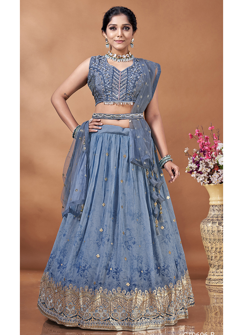 Ladies Party Wear Lehenga Choli at 2100.00 INR in Surat | Miss Brand