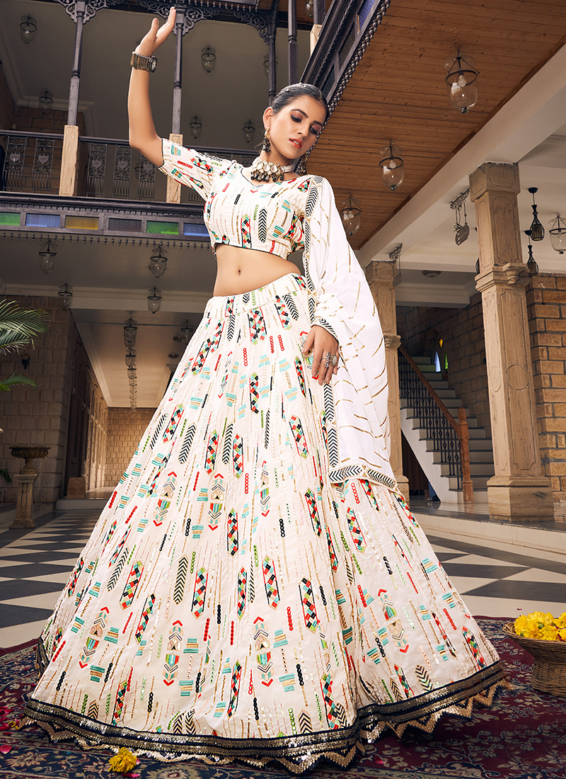 RE - Rani Pink Coloured Sequence Embroidery Work Party Wear Lehenga Choli
