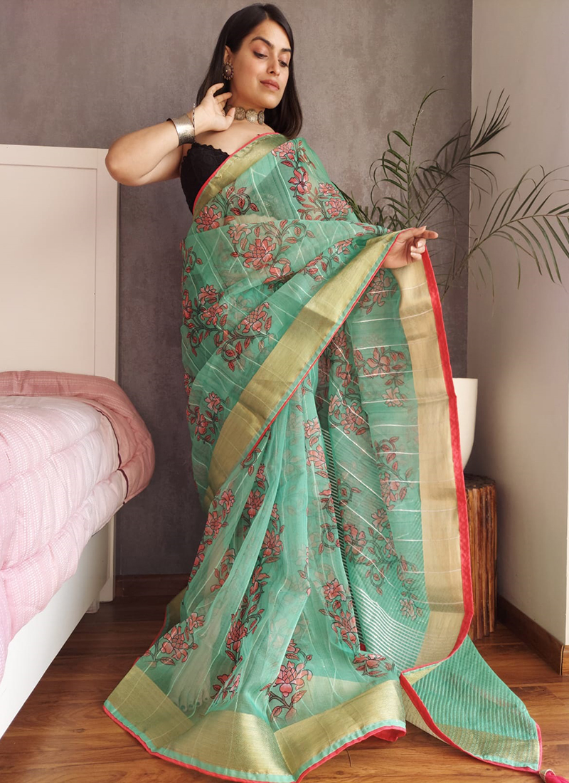 Buy Special Organza Silk Saree Online At Best Price - Stylecaret.com