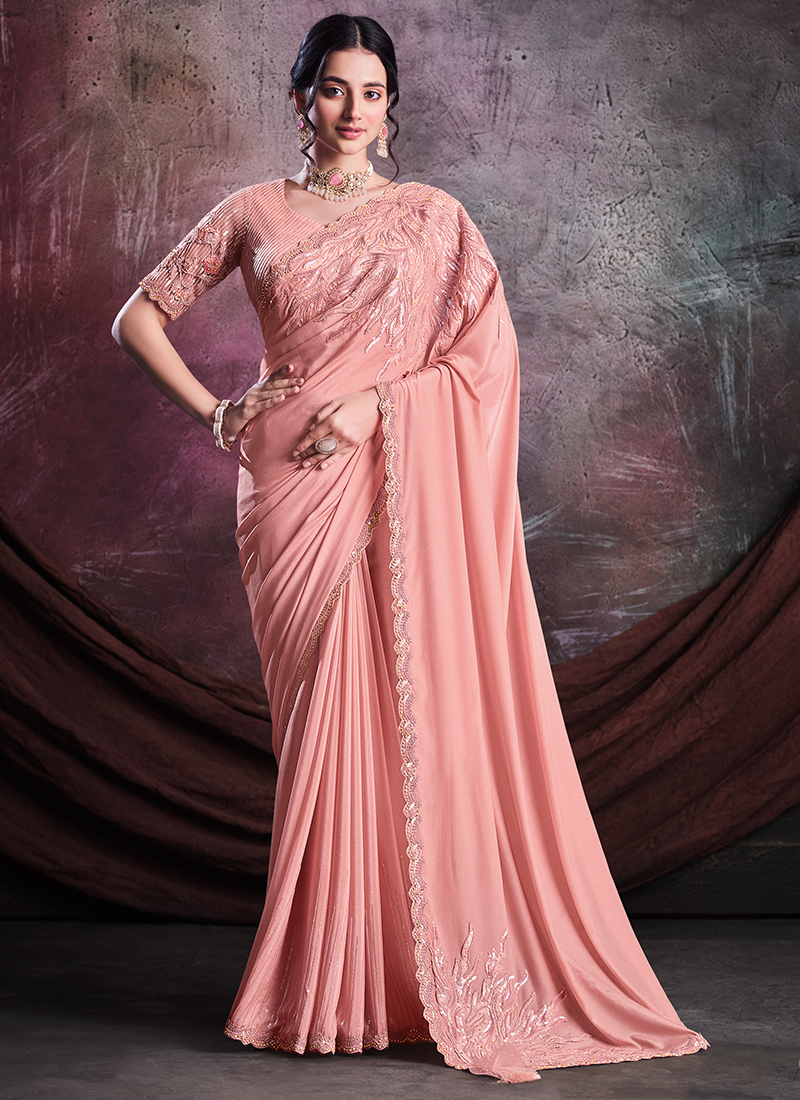 IMPORTED LYCRA PARTY WEAR SAREE 1016288