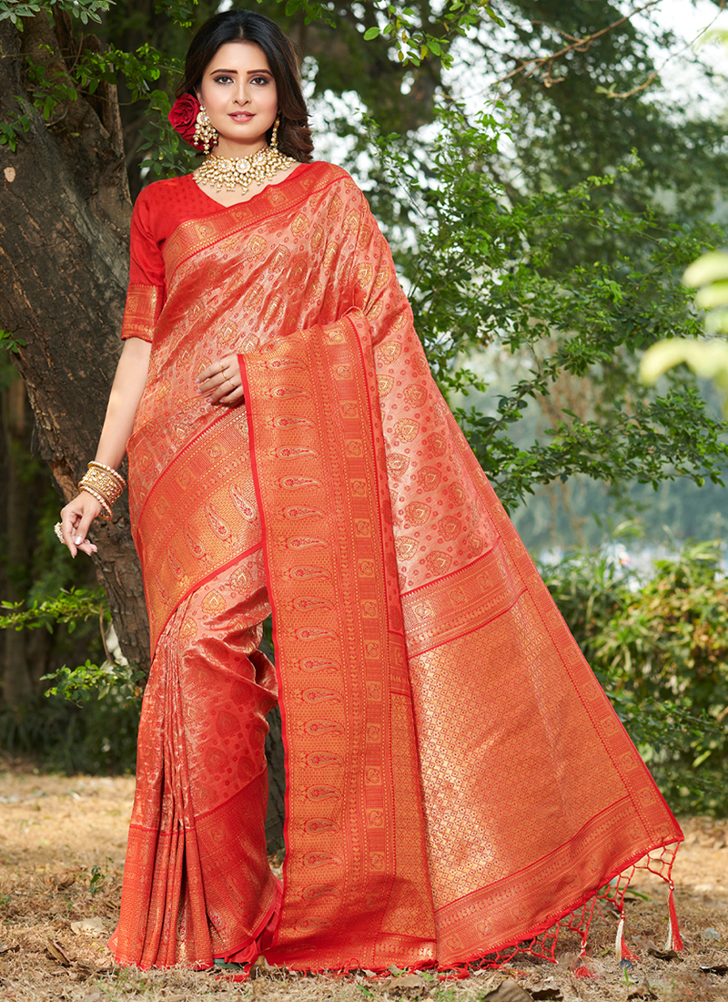 Banarasi silk clearance saree party wear