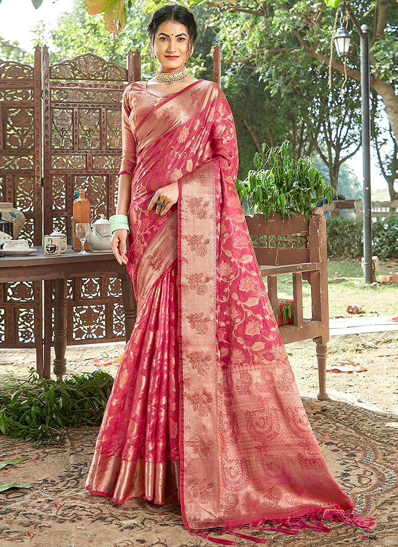 Organza sarees store wholesale