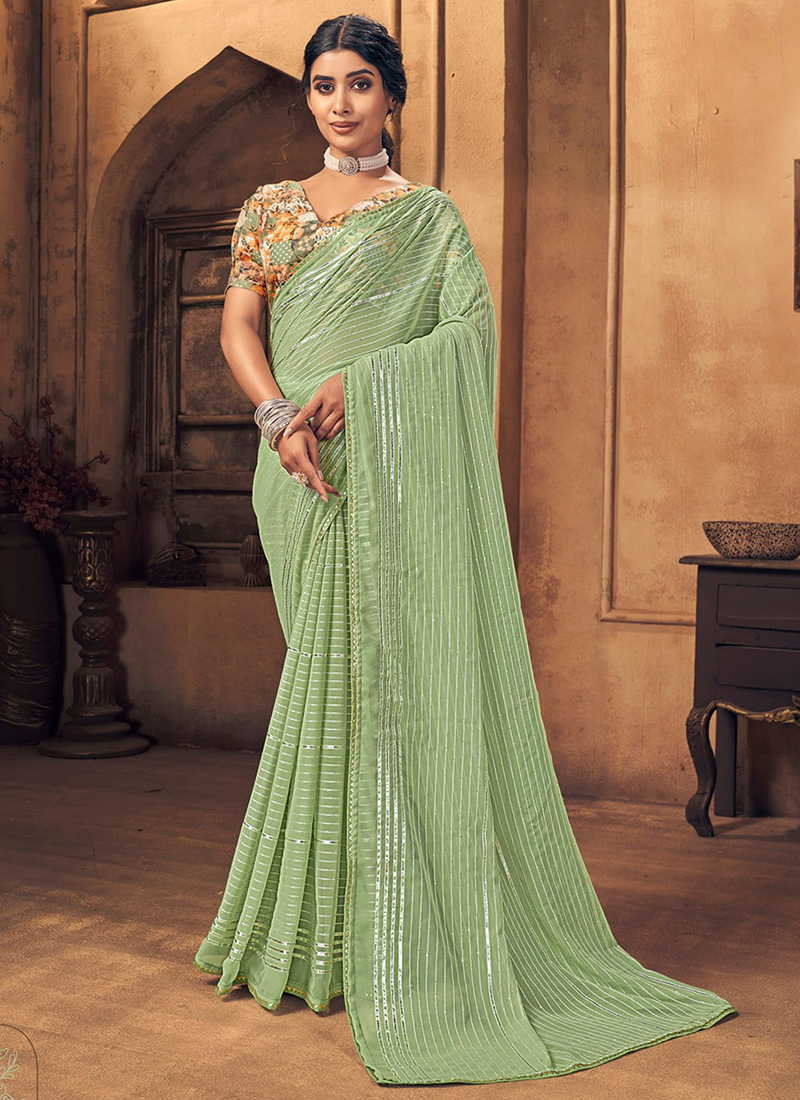 Party Wear Weightless Saree in Pithoragarh at best price by Sai  Venkateshwara Yarns - Justdial