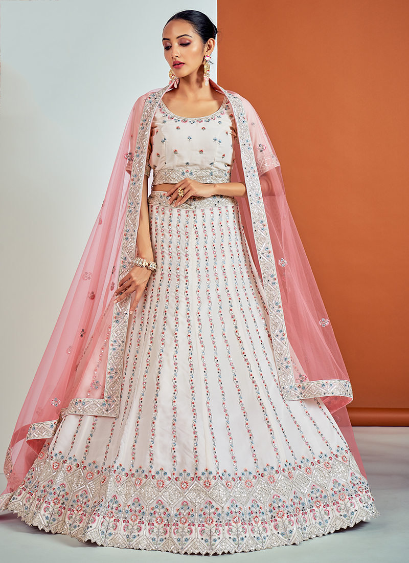 Buy White Lehenga Choli Sets for Women by ETHNIC YARD Online | Ajio.com