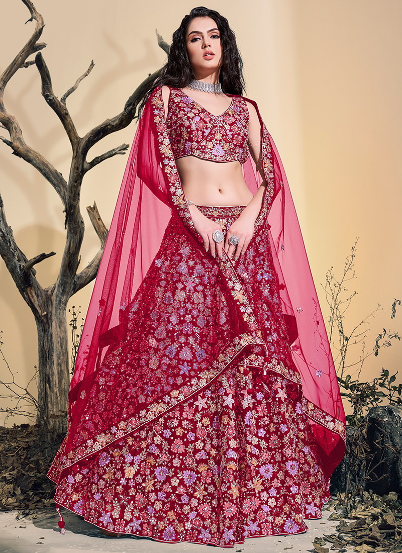 Sleeveless Lehenga Choli Bridal Indian Wedding Dress | Indian wedding dress,  Bridal lehenga choli, Bridal lehenga online
