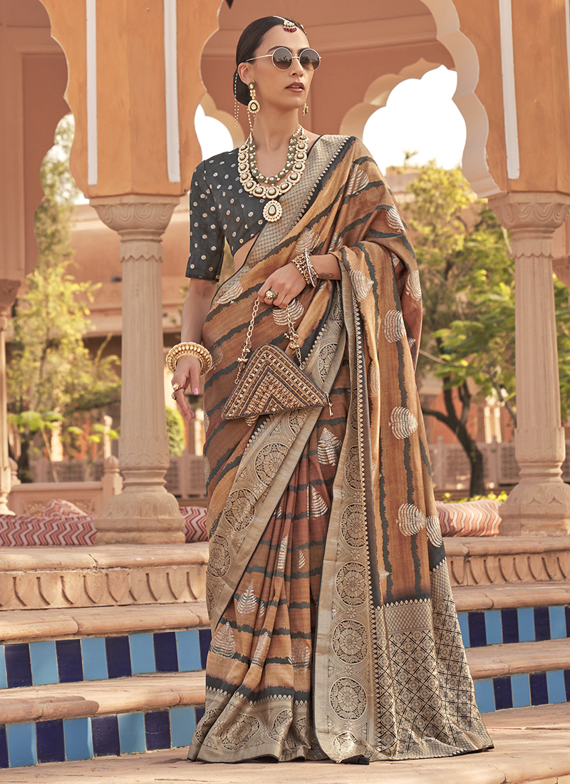 Buy Wedding Sarees B-FINE VIRASAT Online | Silk sarees, Fancy sarees, Saree