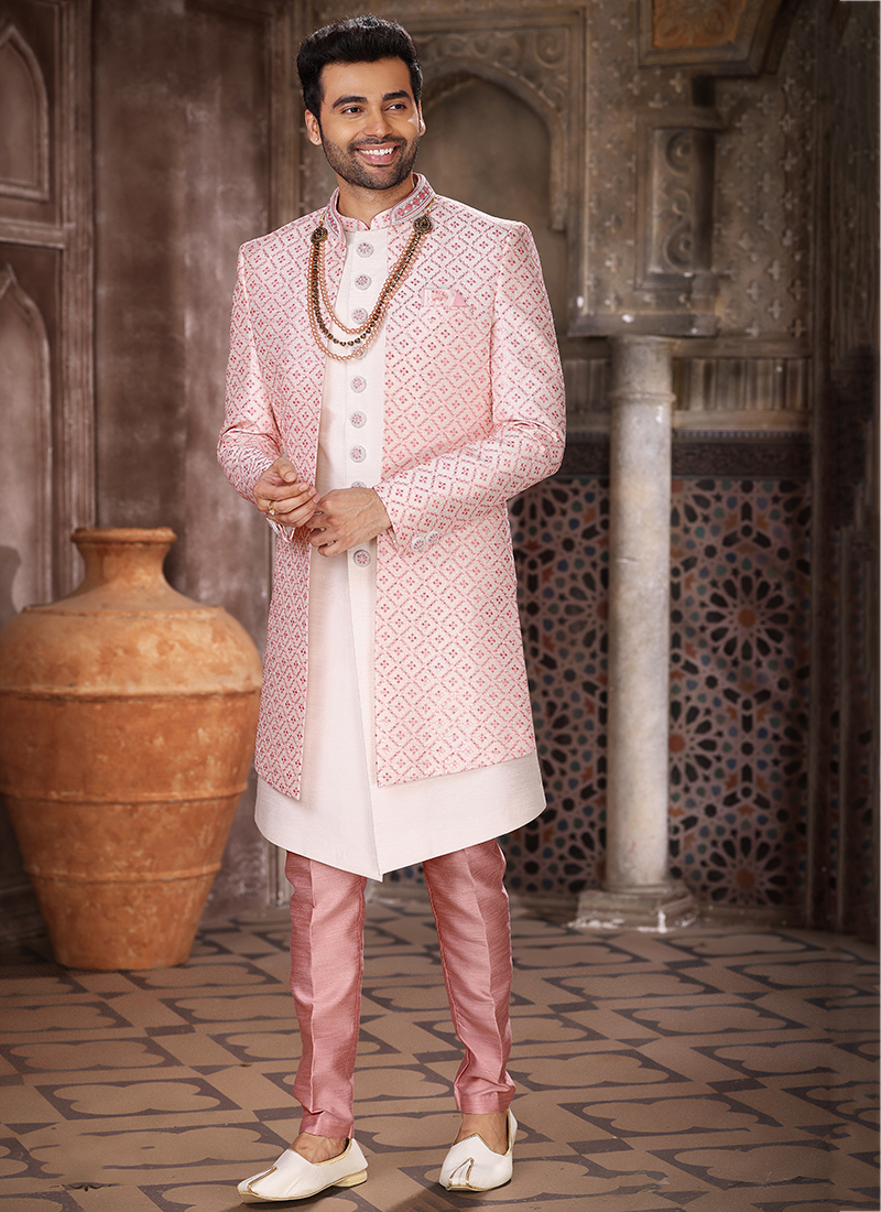 Beautiful pastel Gown with pastel embroidery. #Indo-Western | Gown party  wear, Indian wedding dress, Indian party wear