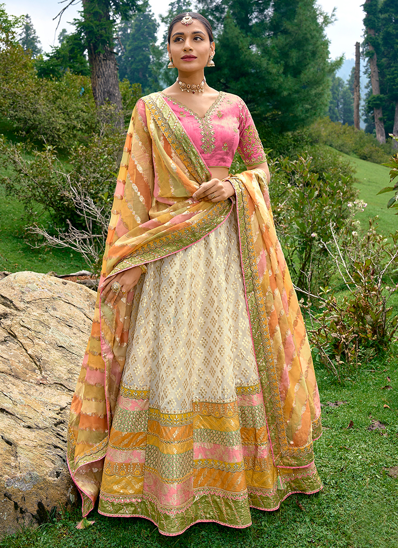 Anaara Heavy Silk Wholesale Bridal Lehenga Cholis 12 Pieces Catalog Catalog