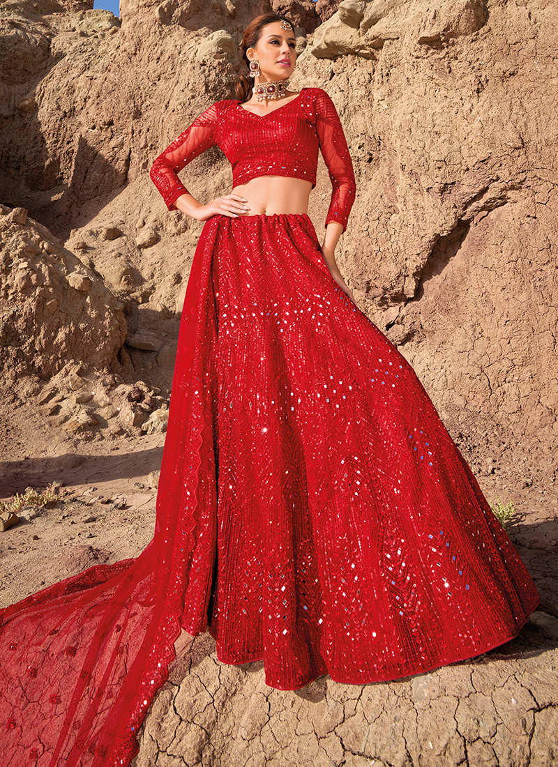 Aahvan Sonika New Designer Bridal Lehenga Choli Collection Wholesale Rate :  Textilebuzz