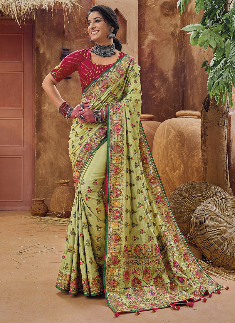 Satin Silk Sarees | Buy Soft & Plain Satin Silk Saris Online