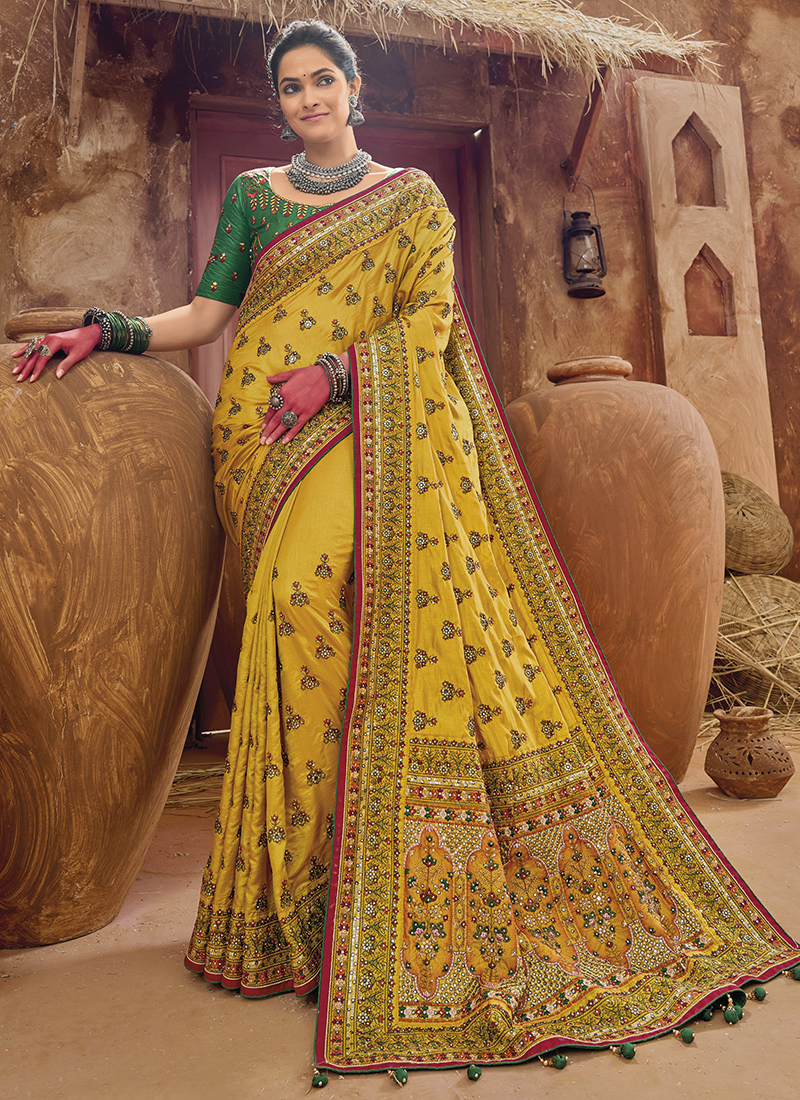 Kachhi work sarees discount online