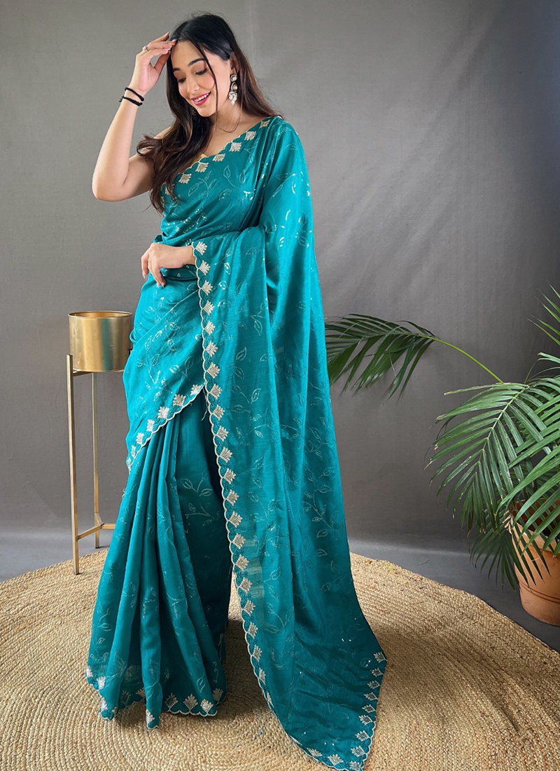 Shop Pastel Yellow-Blue Handloom Kanchipuram Silk Saree Online in USA –  Pure Elegance