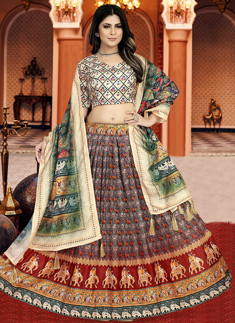 Buy Beige Bridal Lehenga Set In Raw Silk With Corset Bodice And Heavy  Embroidery Kalki Fashion India