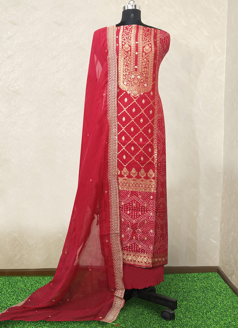 Naari Aalisha Wholesale Pure Silk Organza Silk Dress Material -  textiledeal.in