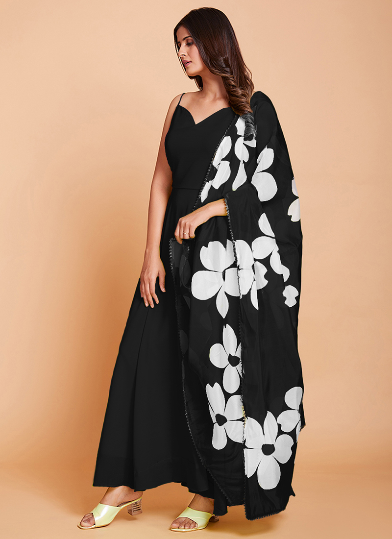 Buy Suta Brown & Black Plain Saree Without Blouse for Women Online @ Tata  CLiQ