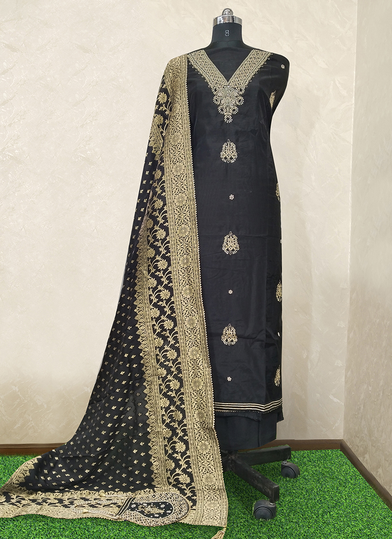 chanderi silk dress material wholesale online shopping Chanderi Dress Material & Unstitched Chanderi Silk Suits Online