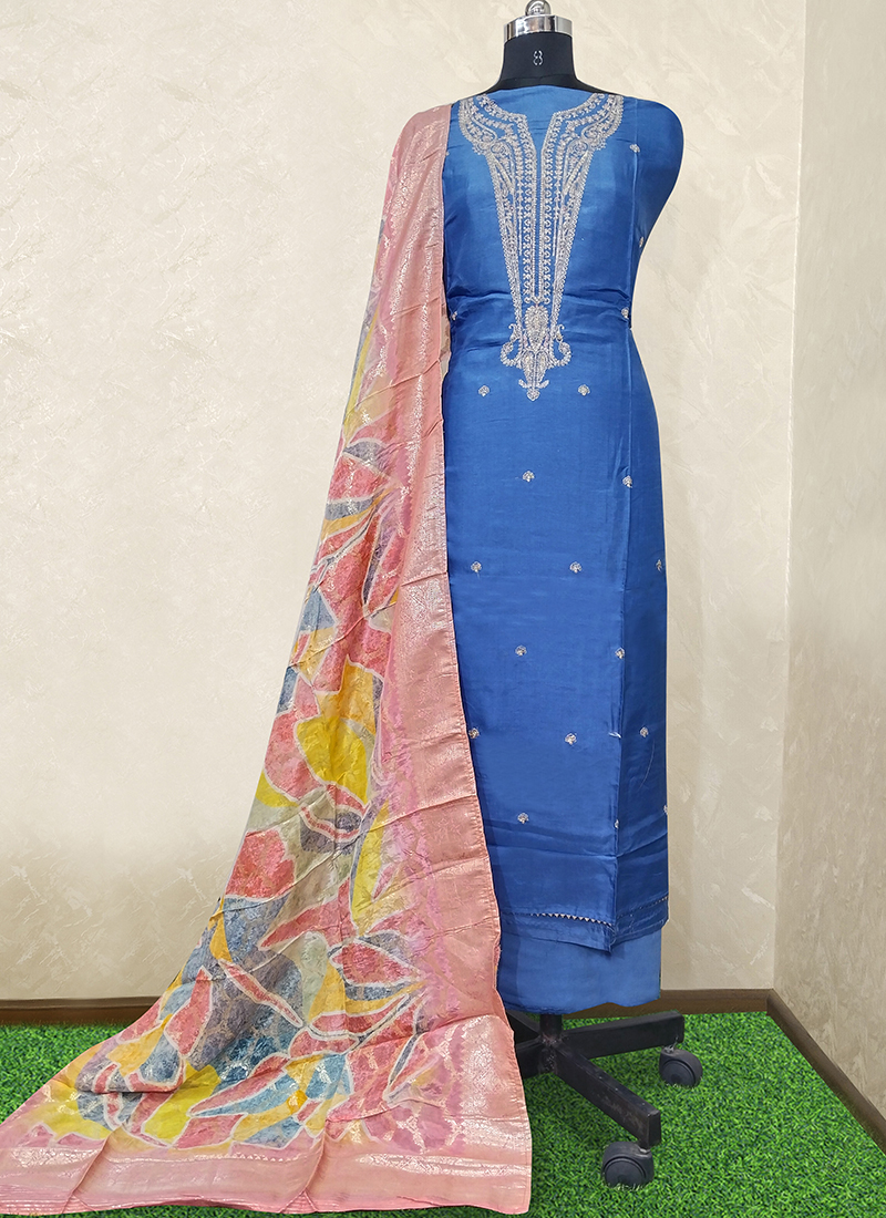 Cotton Chikankari Dress Material Online at Chikangali - chikangali - Medium
