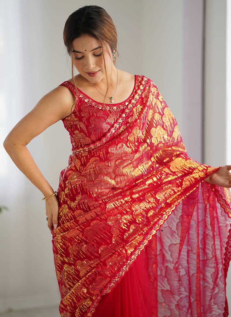 Mono Rani Kc Mono Net Wholesale Sarees 7 Pieces Catalog Catalog