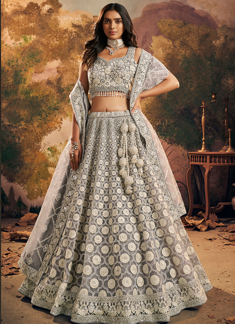 white christmas dresses Rose Pink Chanderi Lehenga Choli – FayonKids main image 1