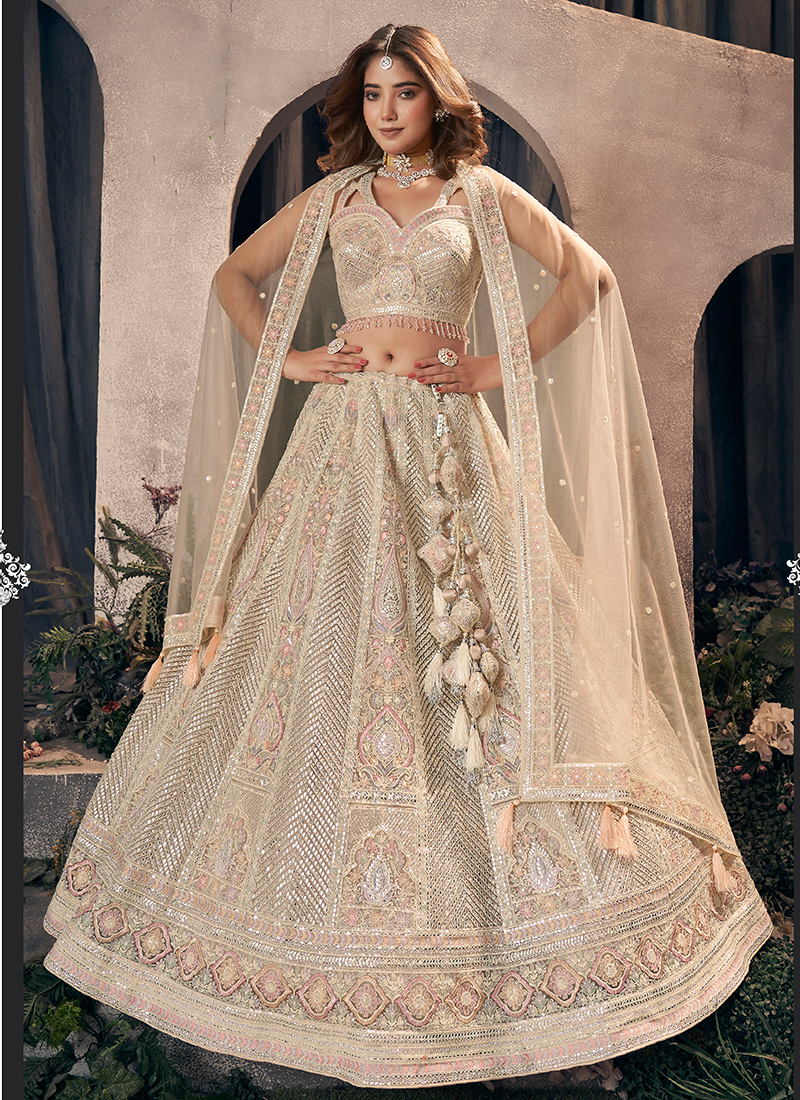 Buy Bridal Lehenga Choli for Wedding & Reception, Paithani Based Dupatta  Online in India - Etsy | Lehenga choli, Half saree lehenga, Lehenga