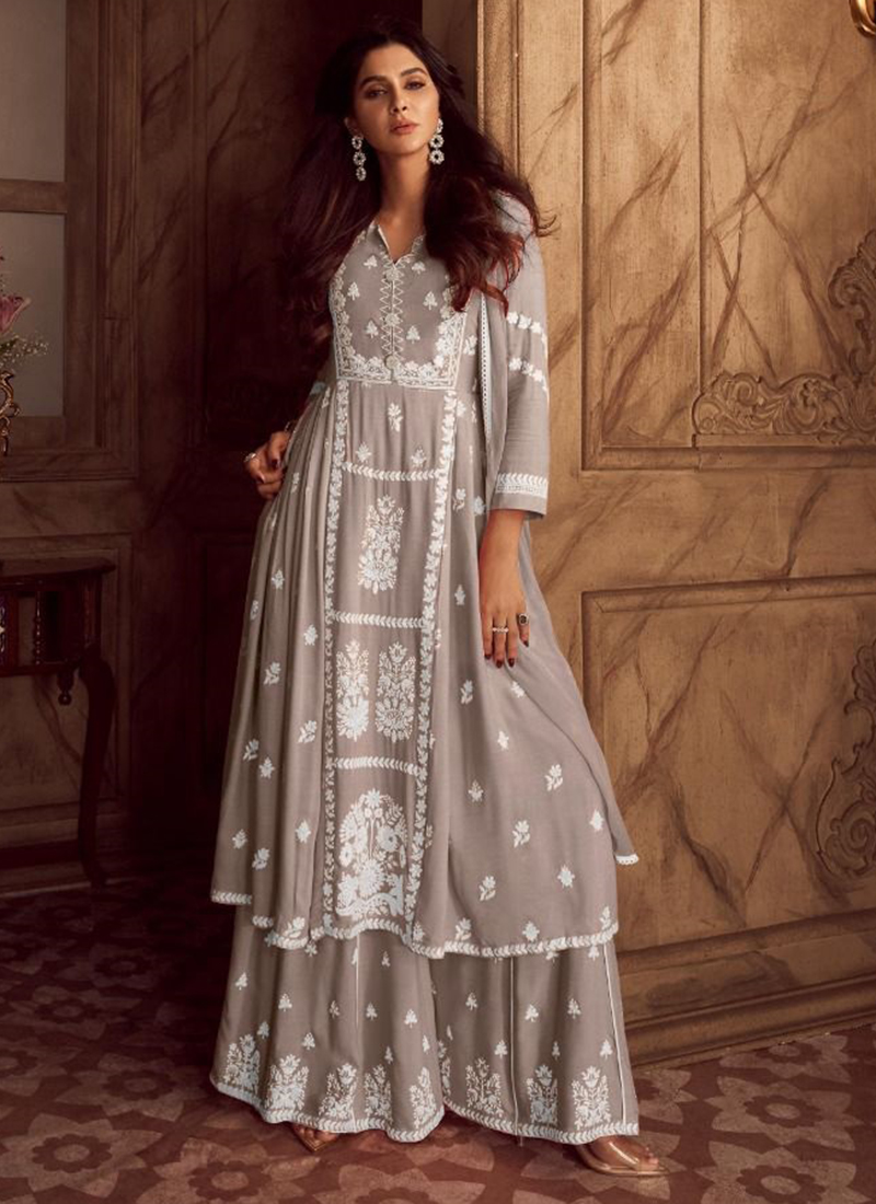 Casual Wear Straight Ladies Cotton Sharara Suit, Size: Medium, Wash Care:  Machine wash at Rs 470 in Jaipur