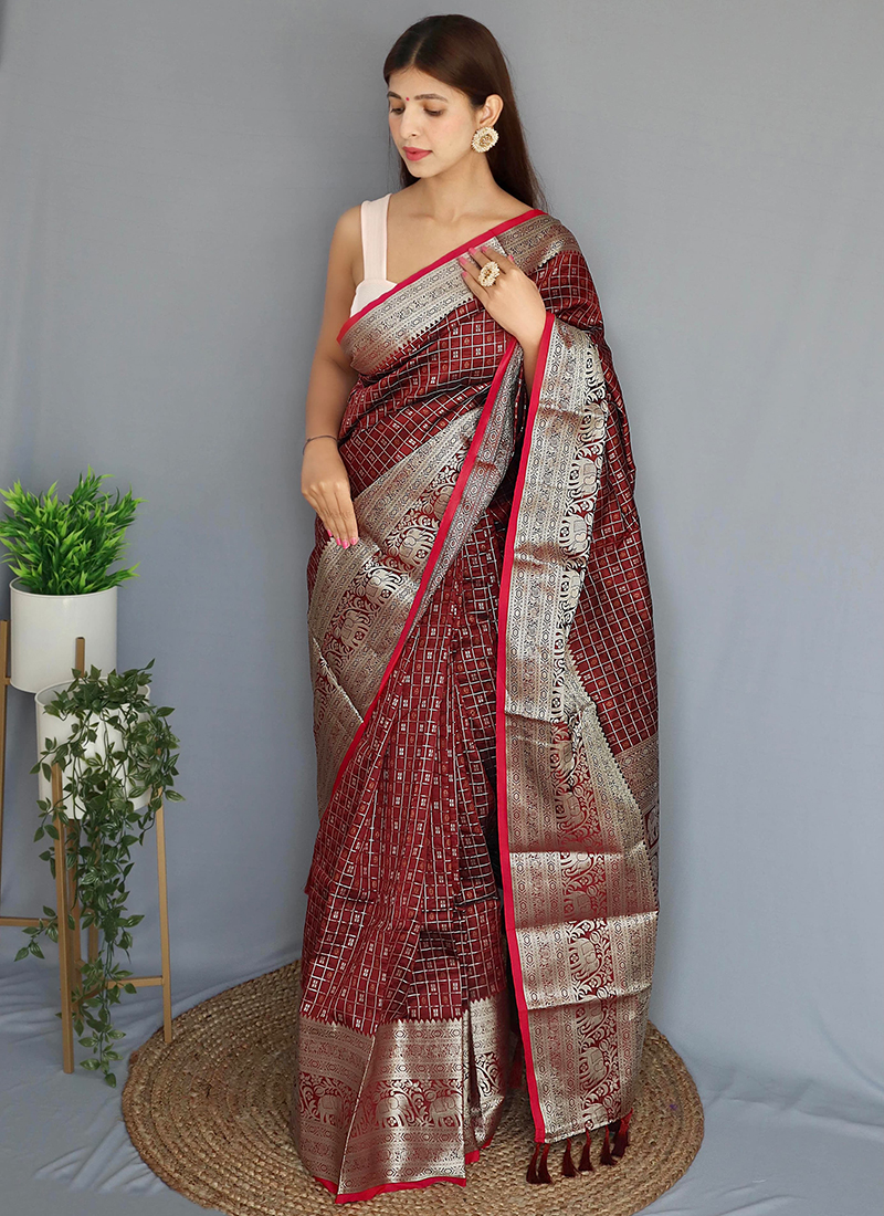 Buy Draped Saree Online In USA Now - Oneminutesaree - Medium