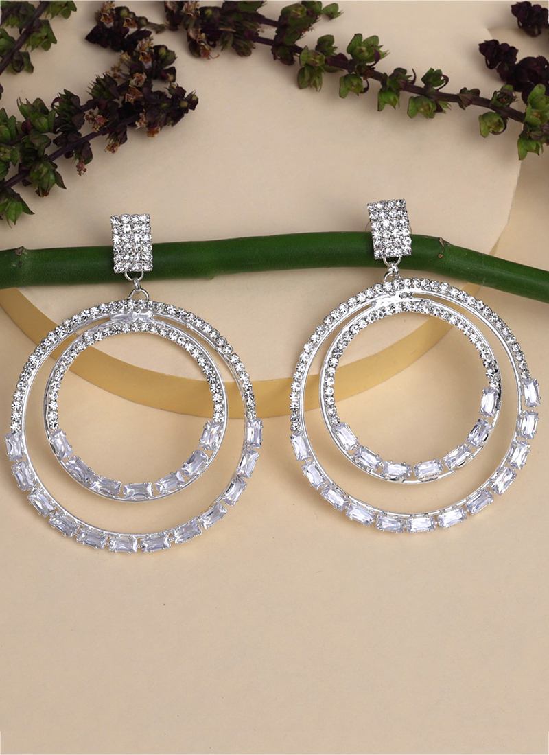 Buy Large hoop earrings, 45mm silver hoop earrings, Handmade earrings online  at aStudio1980.com