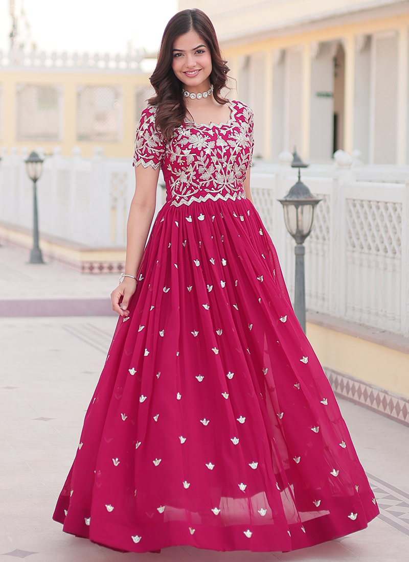 Pink Gown For Office Party Woman Wedding Party Dress Line A Pink Graduation  Gown Evening Dresses