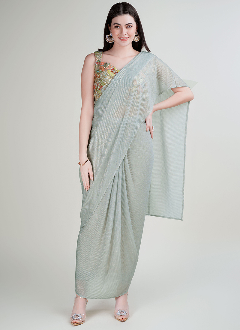 Party Wear Easy/Readymade Sarees – StylebyPanaaash