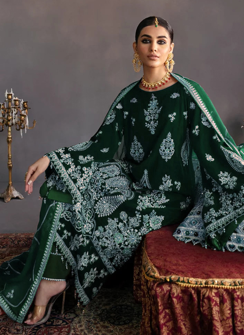 green slip for under dress 90s V Silk Slip main image 0