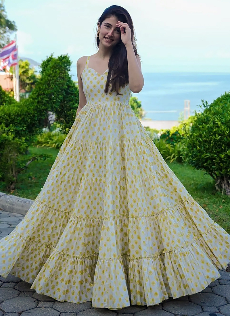 Clora5 Rayon Wholesale Readymade Gown 7 Pieces Catalog Catalog