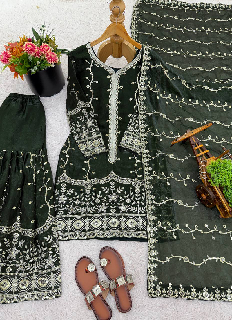 best green salad dressing recipe Eid Dress Embroidery Caftan Kaftan Dress #25449 S / Green main image 1
