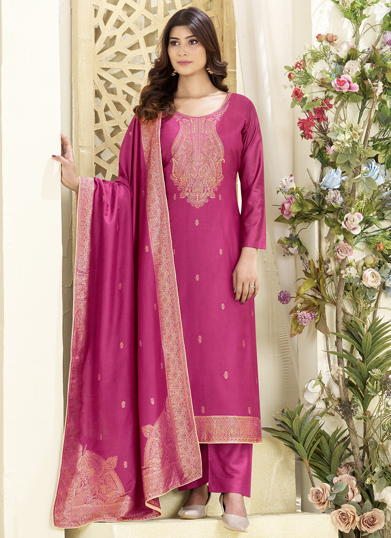 open lace back dress Designer Party wear Salwar Suit – Sulbha Fashions main image 1
