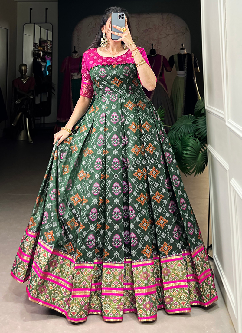 shiv green dress Prunelle sage-green floral-print shirred midi dress main image 1