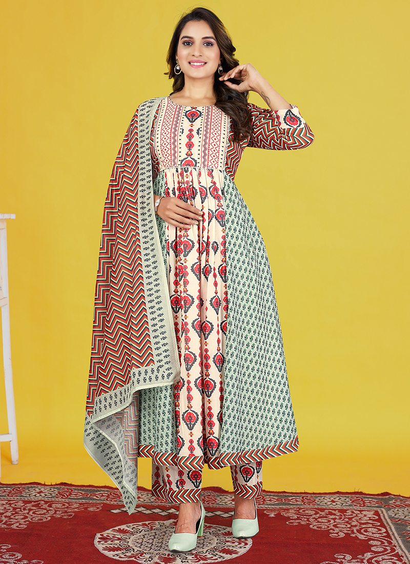 sachin and babi light blue dress Buy Anarkali Style Casual Wear Indian Dresses Online for Women in USA main image 0