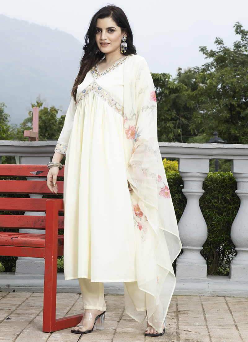 sachin and babi light blue dress Casual Anarkali Suit Outfit Ideas for Everyday Style main image 0