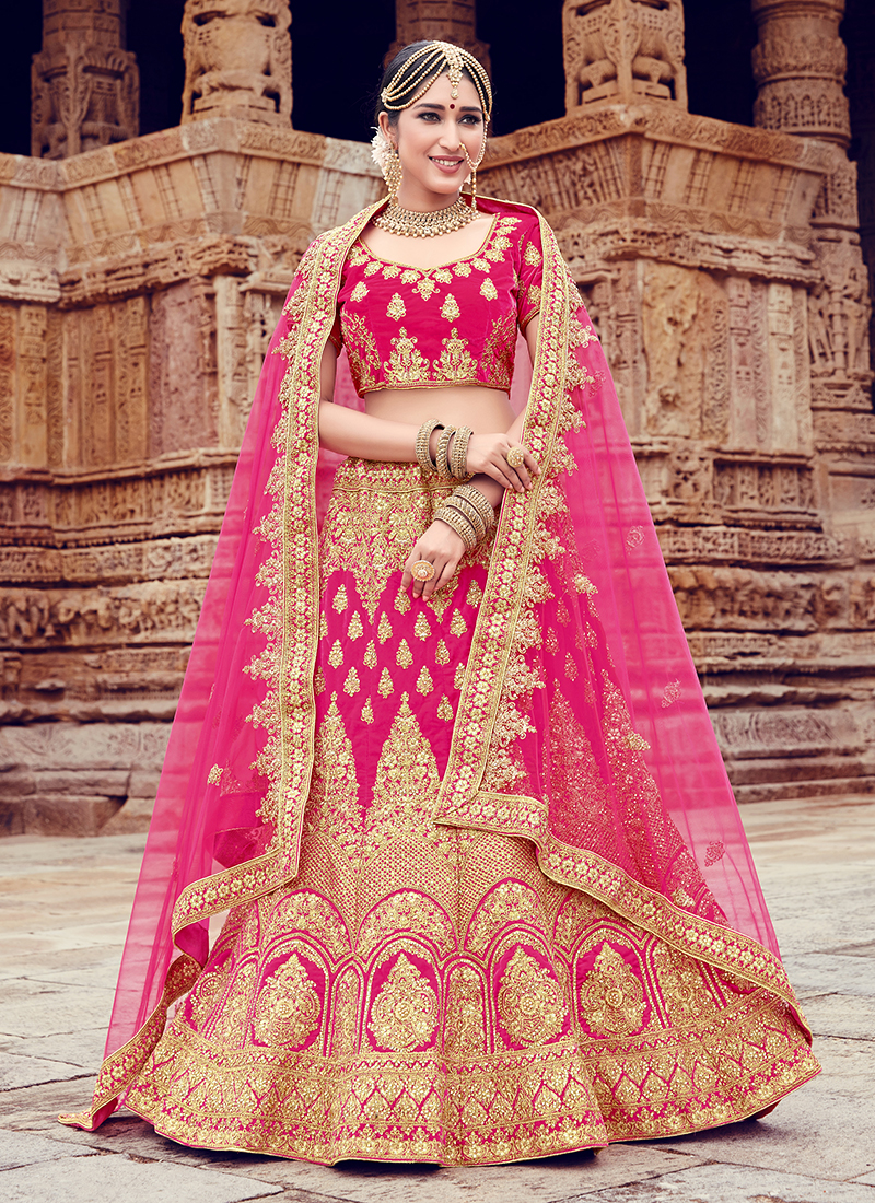 buy wedding lehenga online | Stunning Bridal Lehenga Trends | 36594 |  Heenastyle