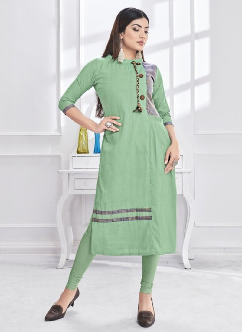 cotton plain kurtis