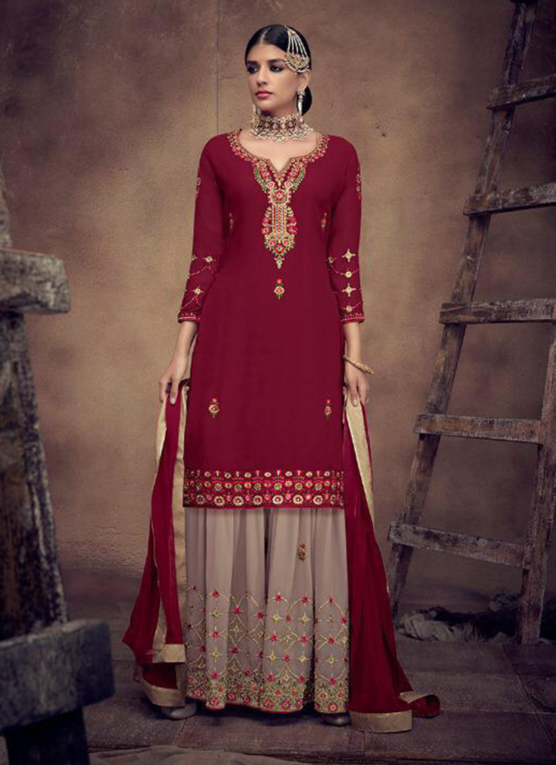 sharara suit readymade